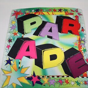Parade Multicolor Polyester Scarf With Star Design 24"